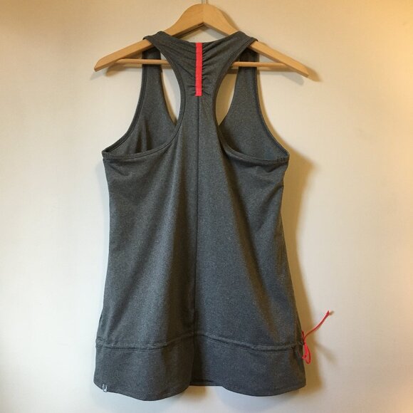 MEC Grey Racer Back Inbuilt Bra Tank Top - Picture 2 of 16